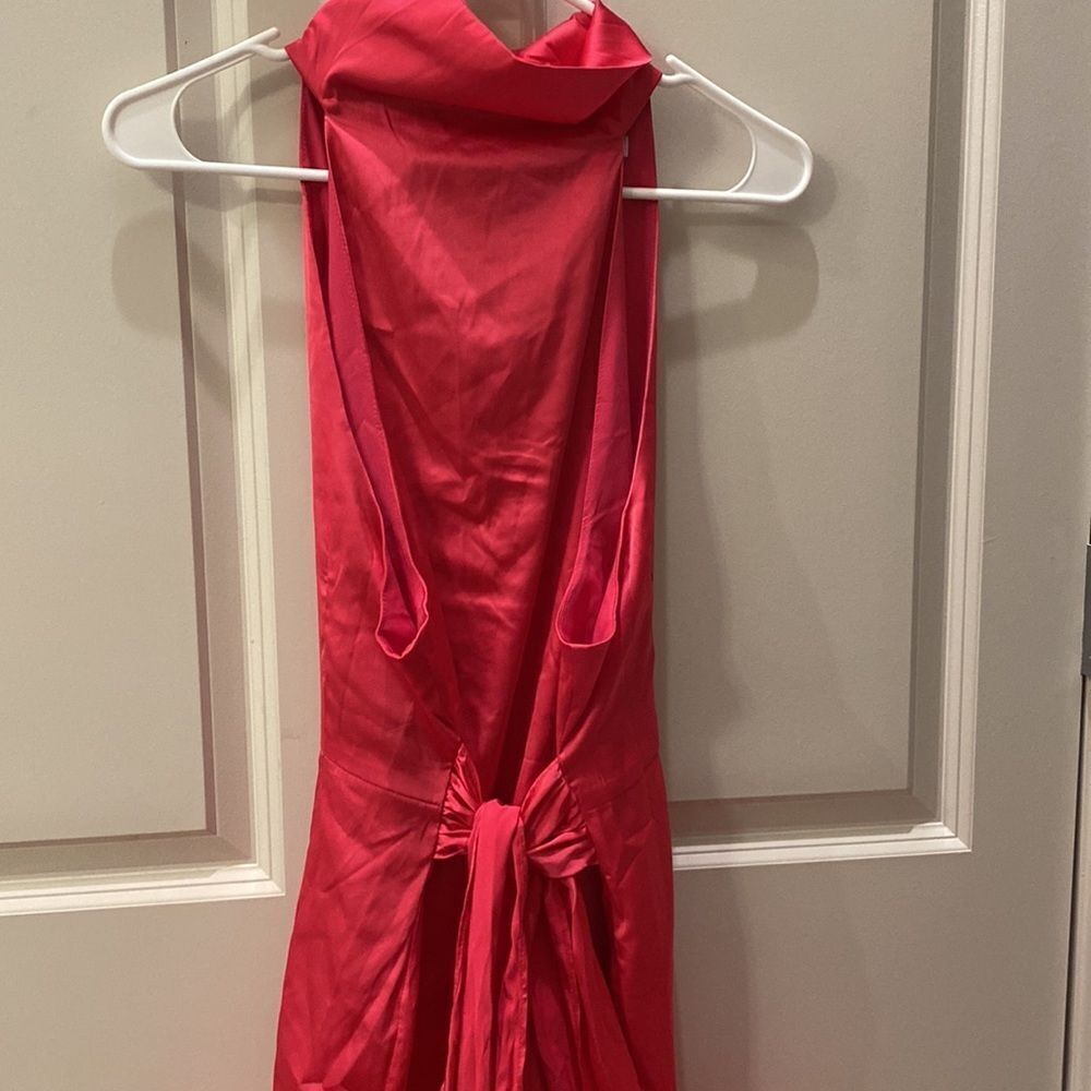 Pink Satin Dress - Picture 3 of 5